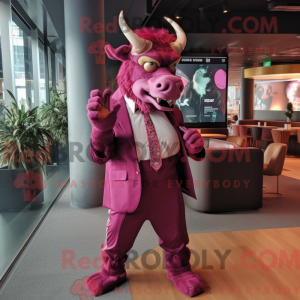 Disfraz de mascota Magenta...