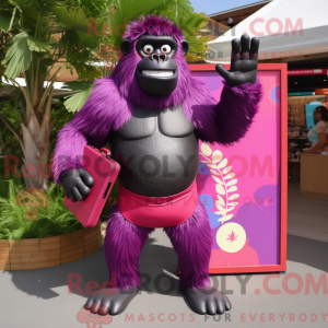 Disfraz de mascota Magenta...