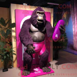 Disfraz de mascota Magenta...