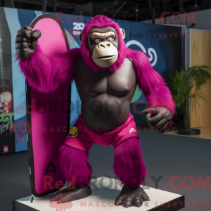 Disfraz de mascota Magenta...