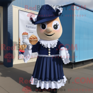 Navy Ice Cream Cone mascot...
