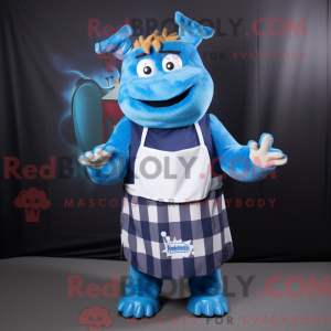 Blue Bbq Ribs maskot...
