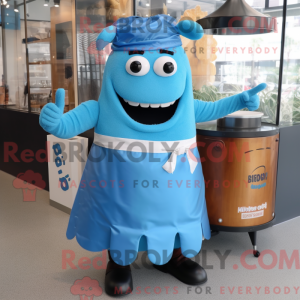 Blue Bbq Ribs mascot...