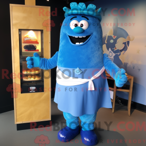 Postava maskota Blue Bbq...