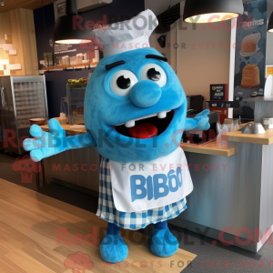 Blue Bbq Ribs maskot...