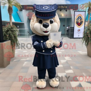 Navy Love Letter mascot...