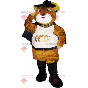 Brown Boot Cat Maskottchen - Redbrokoly.com