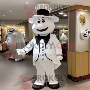 Postava maskota White Beef...