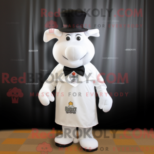Postava maskota White Beef...