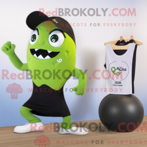 Olive Hydra-mascottekostuum...