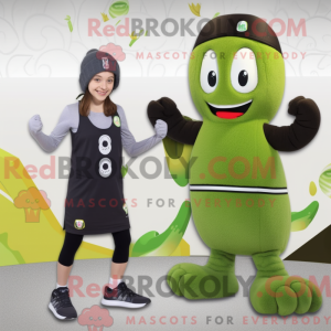 Olive Hydra-mascottekostuum...