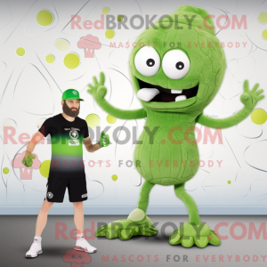 Olive Hydra-mascottekostuum...
