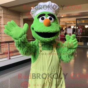 Lime Green Jambalaya mascot...