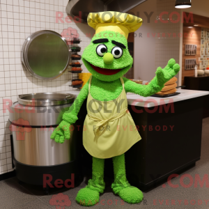 Lime Green Jambalaya mascot...