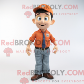Fantasia de mascote de televisão com calças e gravatas - Mascotes da televisão - REBROKO_299539 - RedBrokoly.com