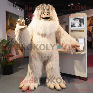 Personaggio mascotte Yeti...