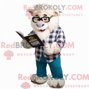 Postava maskota bílého...
