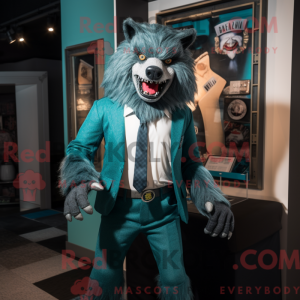 Máscara de Lobisomem Teal...