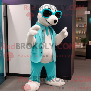Turkis hermelin maskot...