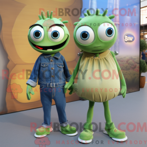 Olive Gyro mascot costume...