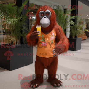 Orang-oetan mascottekostuum...