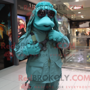 Postava maskota Teal...
