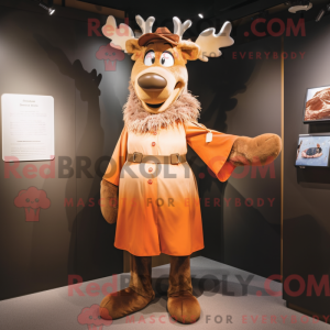 Elg maskot kostume karakter...