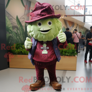 Maroon Cabbage maskot...