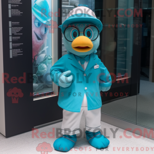 Disfraz de mascota Teal...