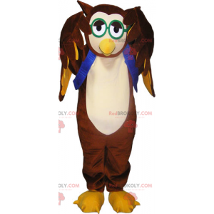 Owls mascot and green glasses - Redbrokoly.com