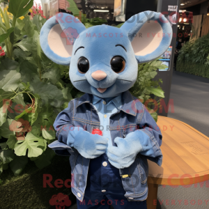Blue Dormouse mascot...