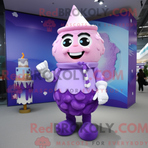 Postava maskota Purple Ice...