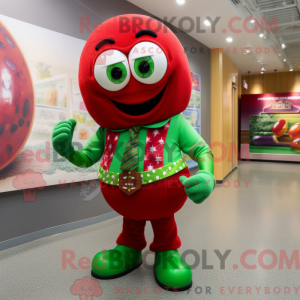 Red Green Bean maskot...