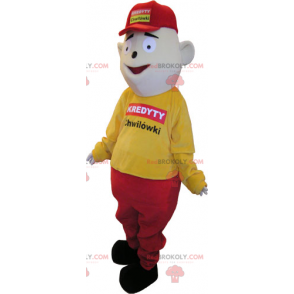 Maskotmand med kasket - Redbrokoly.com