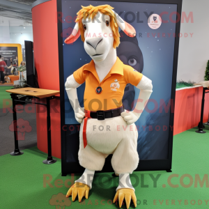 Peach Boer Goat Maskottchen...