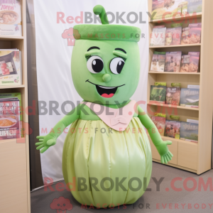 Postava maskota Peach Green...