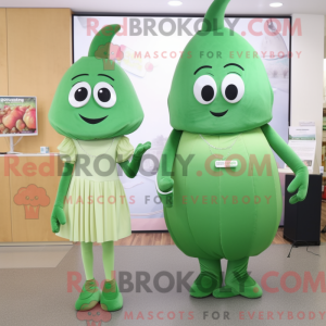 Postava maskota Peach Green...
