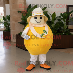 White Grapefruit mascot...