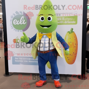 Olive Squash maskot kostyme...