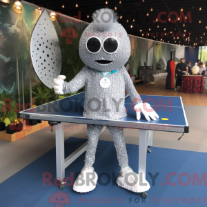 Zilveren pingpongtafel...