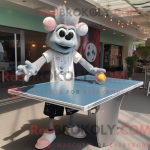 Zilveren pingpongtafel...