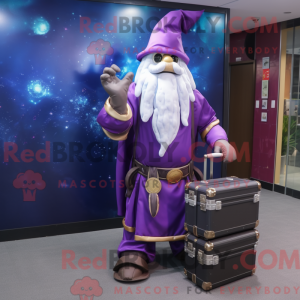 Máscara de feiticeiro roxo...