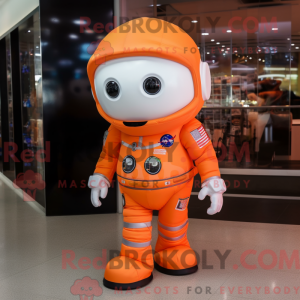 Orange Astronaut mascot...