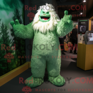 Forest Green Yeti maskot...