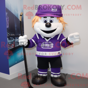 Purple Ice Hockey Stick...