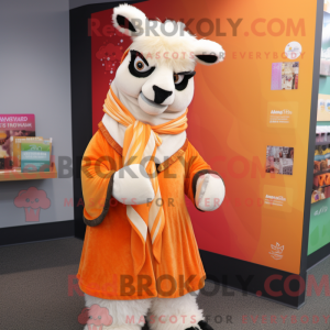 Costume mascotte de lama...