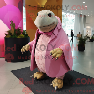Pink Glyptodon mascot...