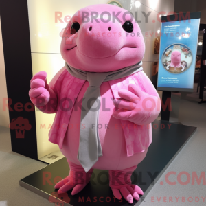 Pink Glyptodon maskot...