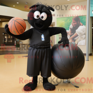 Svart Basketball Ball...