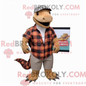 Rust Komodo Dragon maskot...